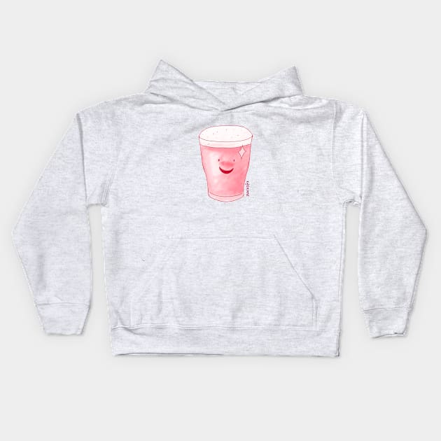 PINK Beer Kids Hoodie by Snacks At 3